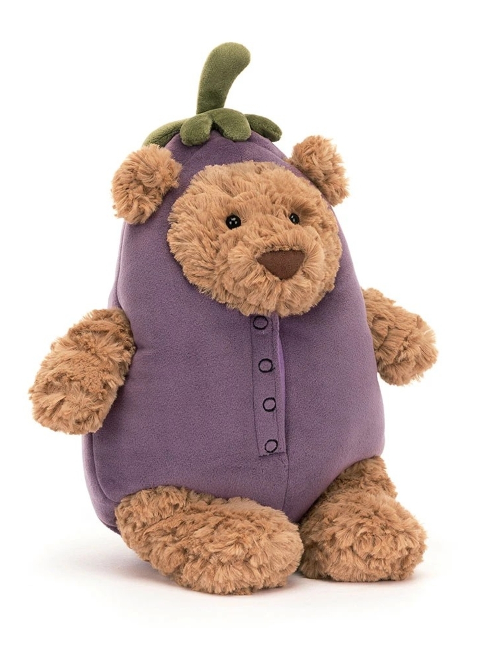 🆕️ Jellycat Bartholomew Bear Eggplant Plush